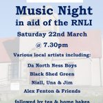 Music Night poster 22nd March